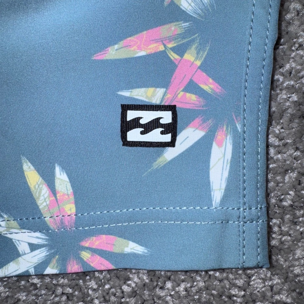 Billabong Offshore Trunk 17 Mens Tropical Stretch Board Shorts Blue Large NEW - Picture 3 of 10